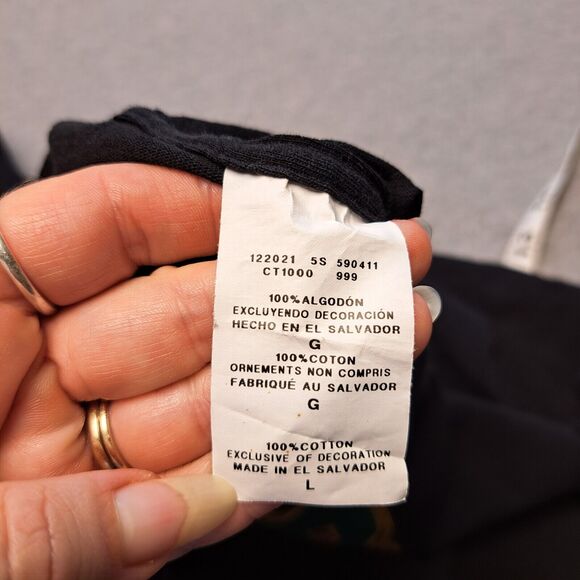 CHAMPION BAYLOR UNIVERSITY BEARS T-SHIRT MENS SIZE L COLLEGE BLACK SHORT SLEEVE - Picture 7 of 7